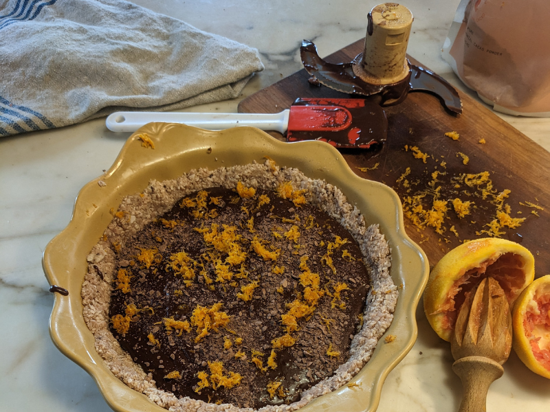 Chocolate Orange Tart w/ Ceremonial Cacao – Embue Cacao inc.