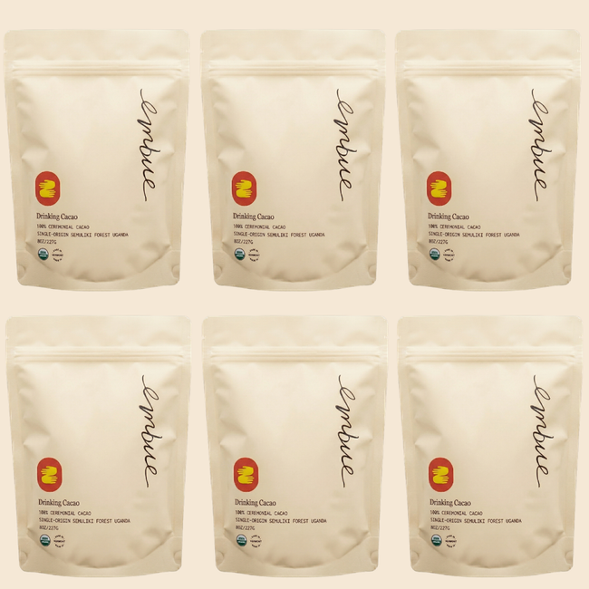 Ceremonial Cacao, Organic, 100% Semuliki Forest, Uganda, 8oz Flakes