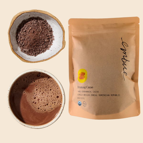 Ceremonial Cacao, Organic, 100% Zorzal, 8oz Flakes – Embue Cacao inc.