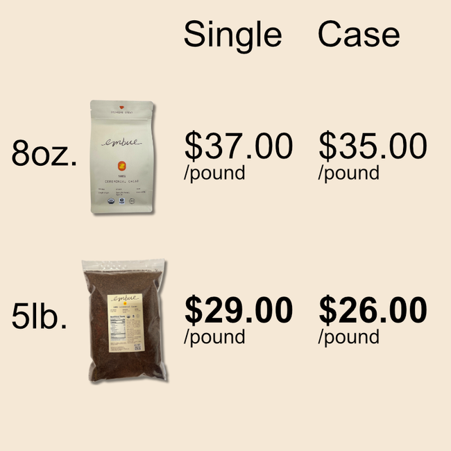 Ceremonial Cacao, Organic, 100% Semuliki Forest, Uganda, 8oz Flakes