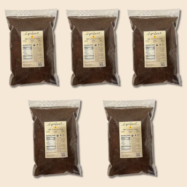 Ceremonial Cacao, Organic, 100% Semuliki Forest, Uganda 5lb Flakes