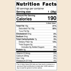 Ceremonial Cacao, Organic, 100% Zorzal, 5lb Flakes