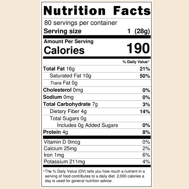 Ceremonial Cacao, Organic, 100% Zorzal, 5lb Flakes