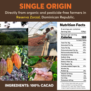 Ceremonial Cacao, Flakes, Zorzal Dominican Republic