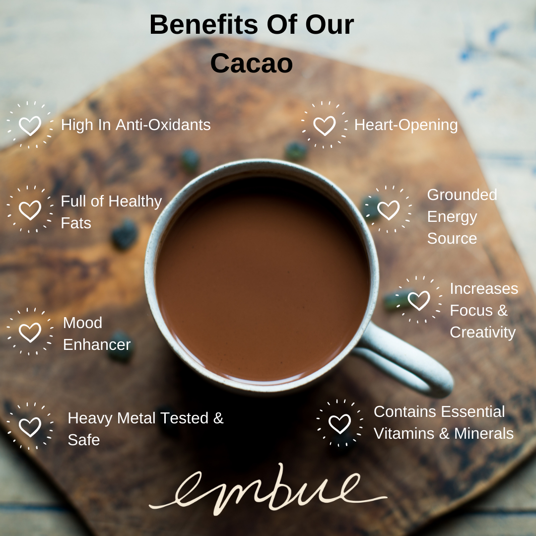 health benefits of ceremonial cacao